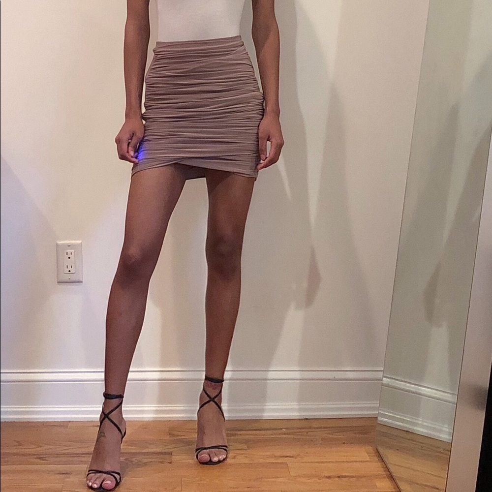PLT runched skirt